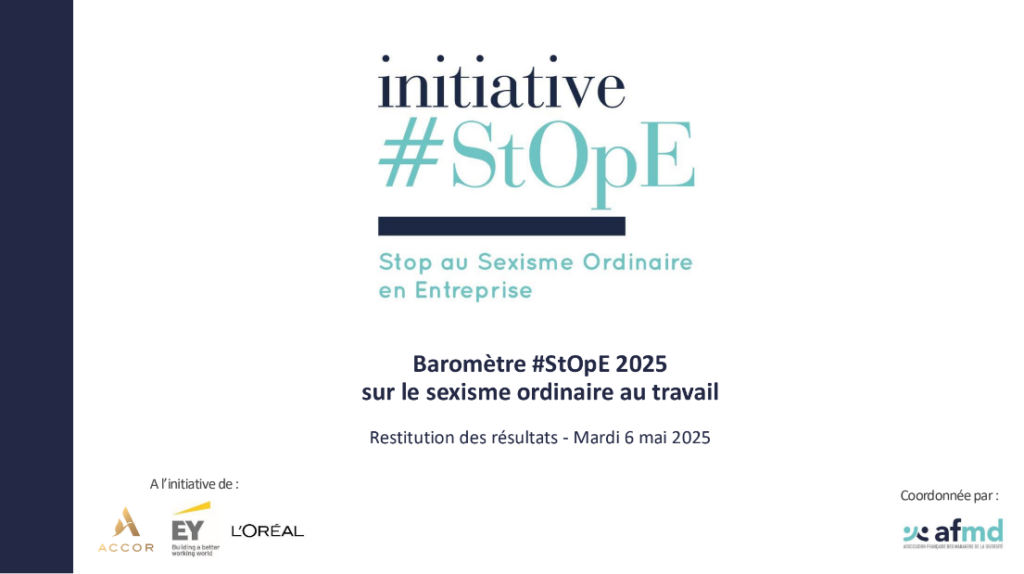 Couverture Baromètre Stop sexisme ordinaire